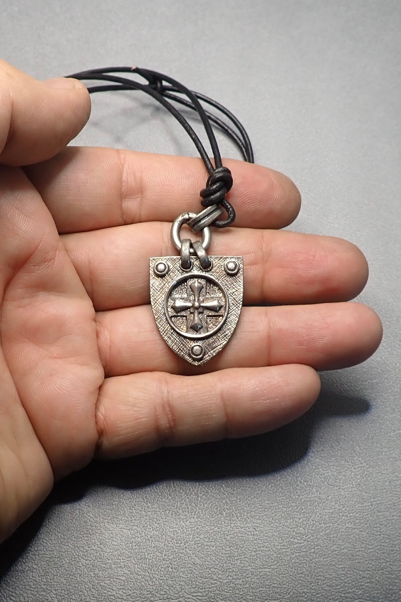 TEMPLAR CROSS NECKLACE - one made