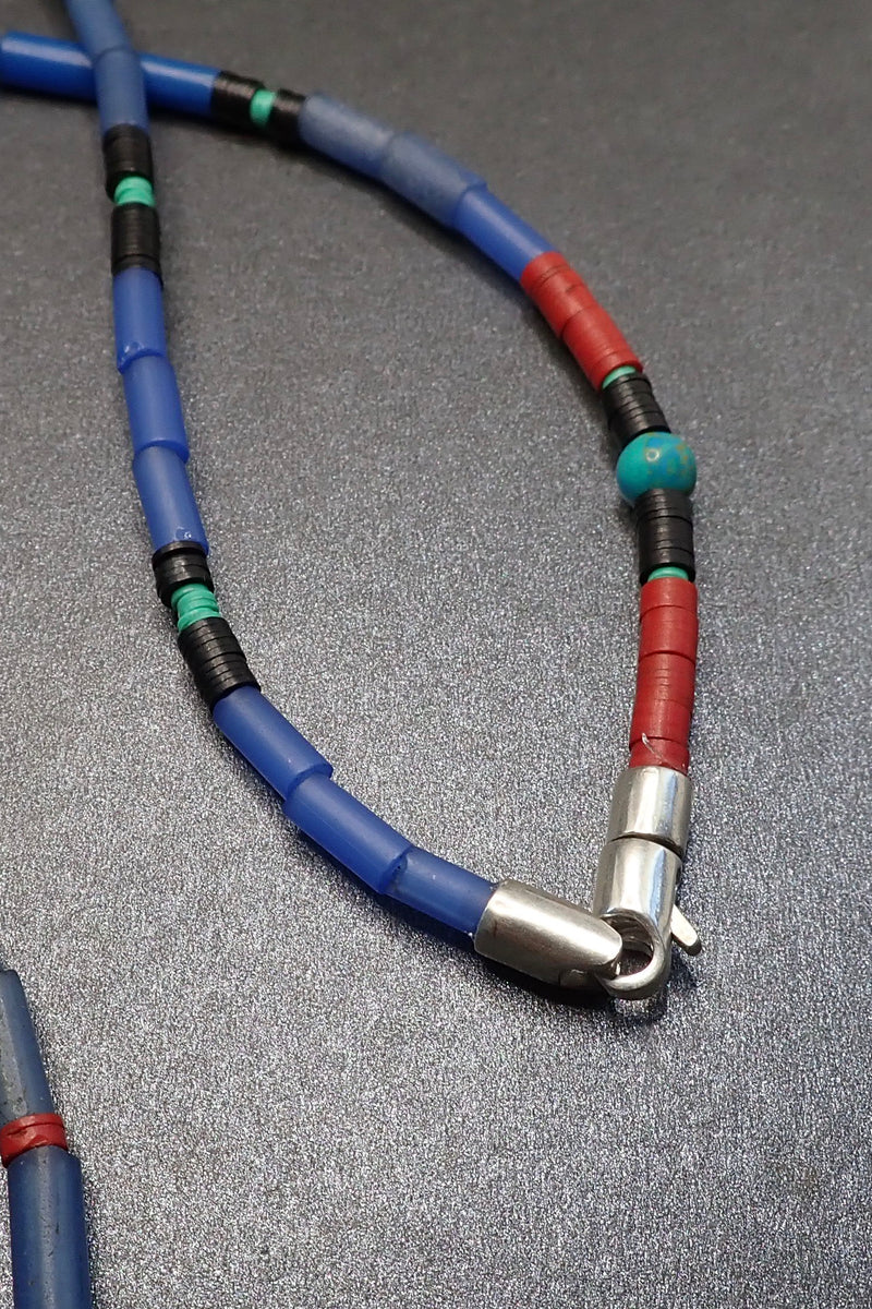 THE BLUE CERAMIC NECKLACE