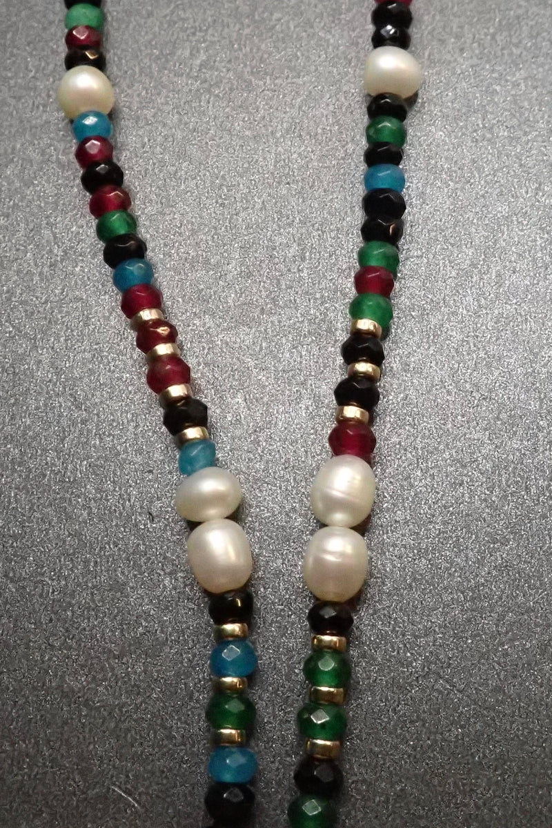 LOVE SHORT BEADED NECKLACE - one made