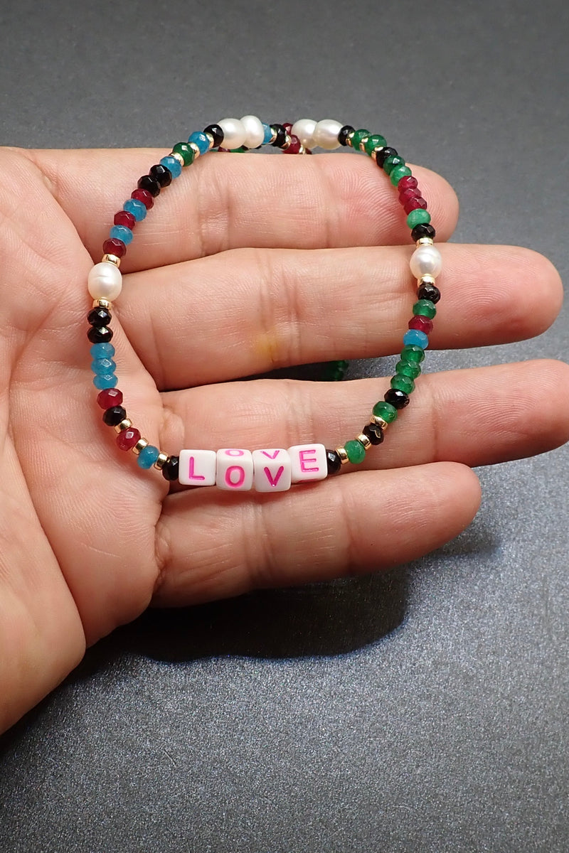 Love Beads Candy Necklace Jewelry