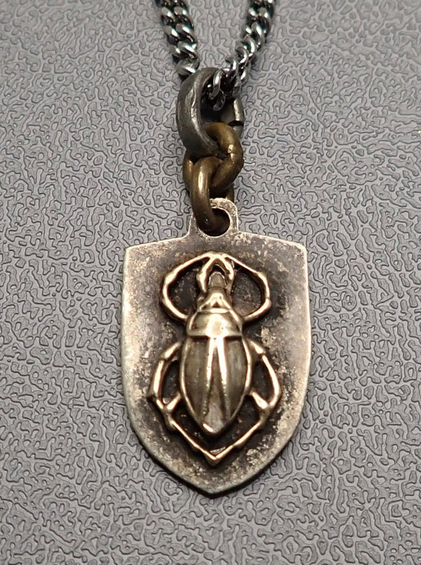 SCARAB BEETLE NECKLACE - two made