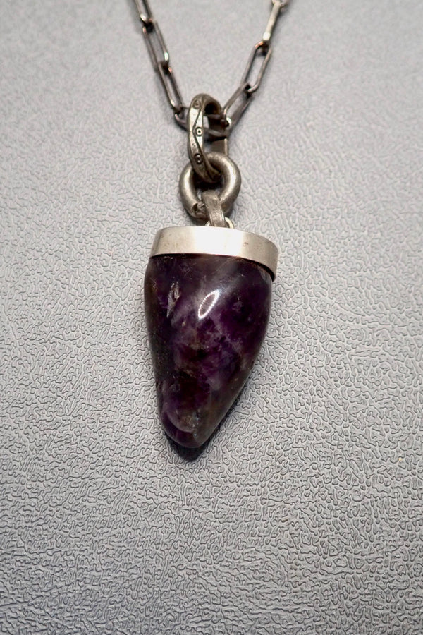 AMETHYST NUGGET PENDANT - two made
