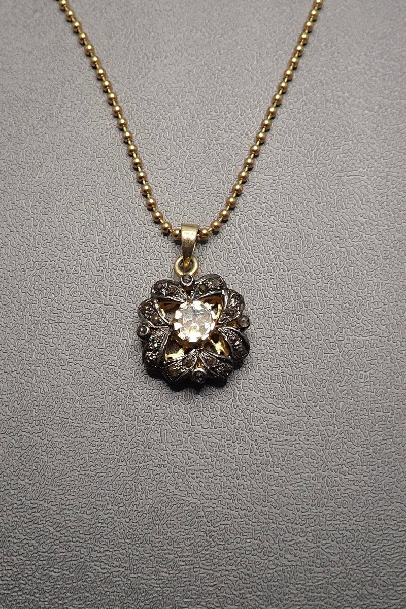 DIAMOND VICTORIAN STYLE PENDANT - one made