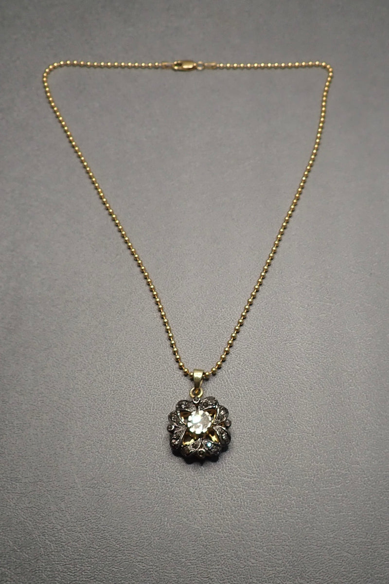 DIAMOND VICTORIAN STYLE PENDANT - one made