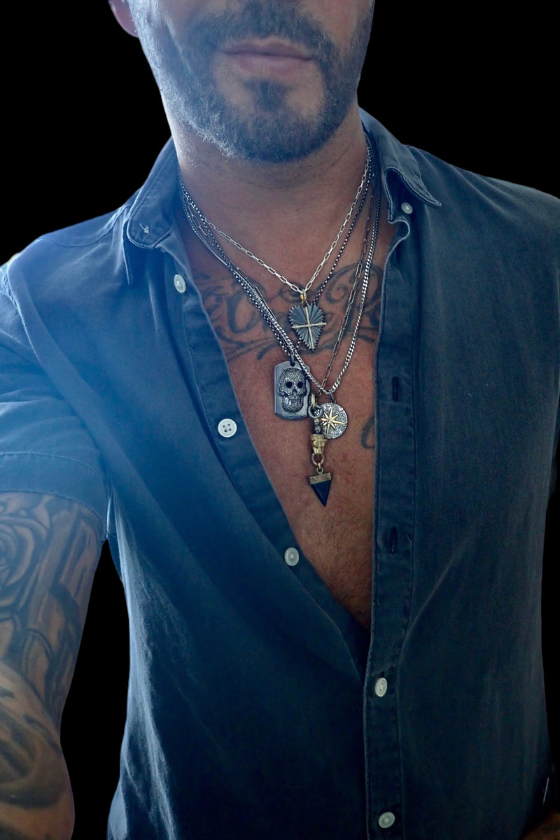 DAGGER & MEDALS NECKLACE